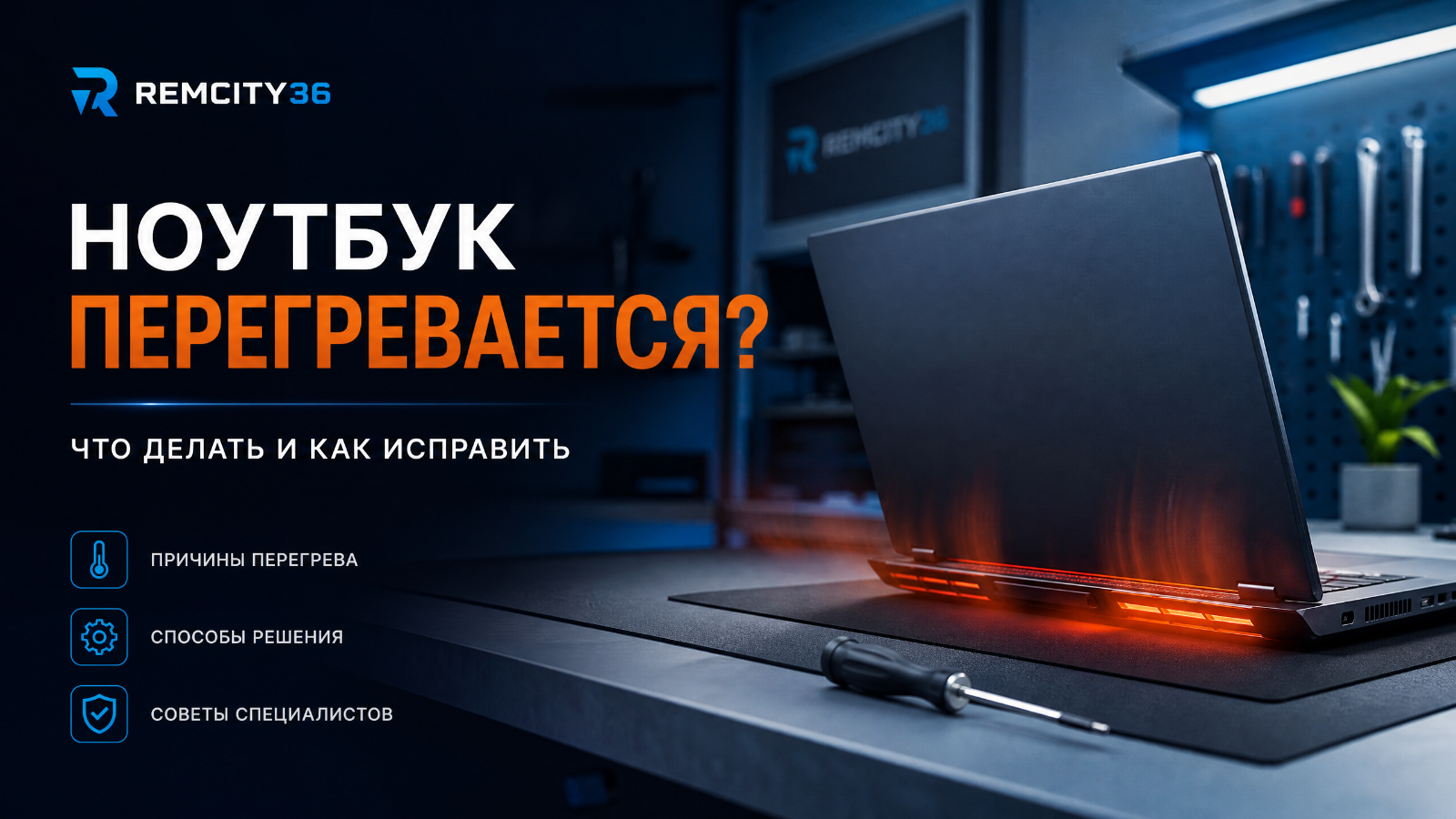 Ноутбук перегревается летом: 6 причин и что делать