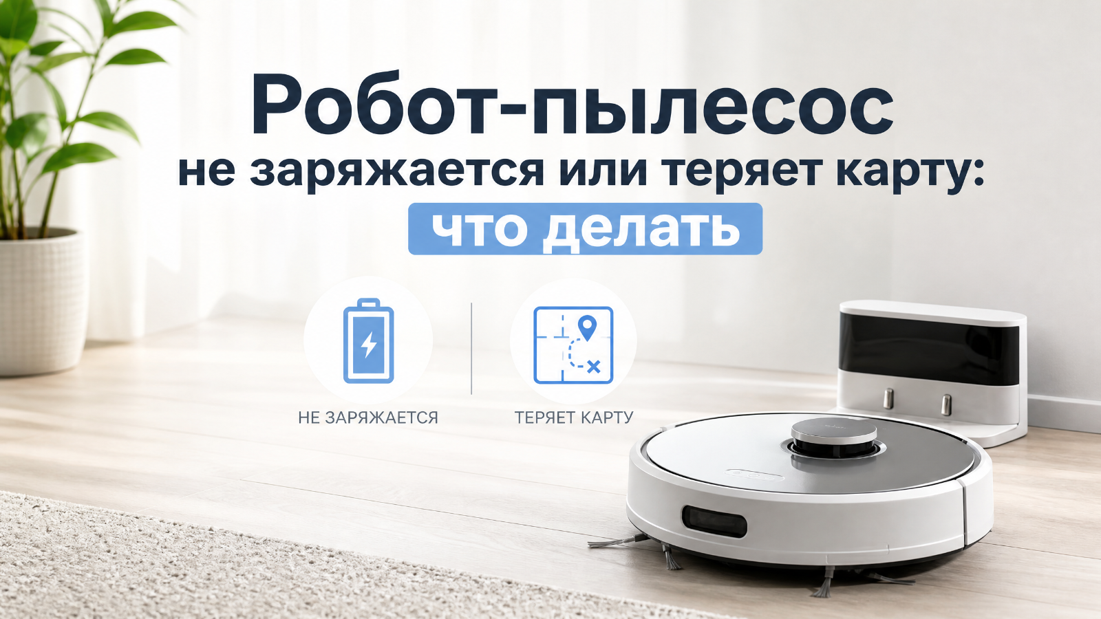 Робот-пылесос не заряжается или теряет карту: что делать